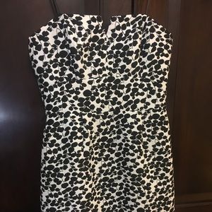 NWOT! White and Black Max & Cleo cocktail dress.